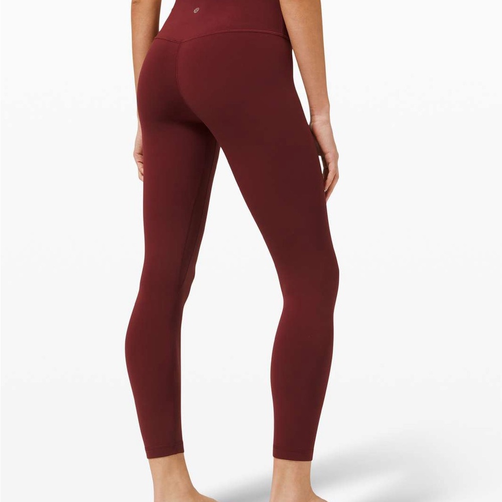 lululemon athletica align 25” Size 6 Burgundy